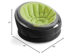 Intex 68581EP shows a water-filled base for stable outdoor seating.