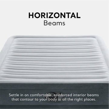 Intex premium airbed ideal for travel and guest rooms.