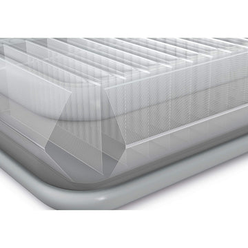 Intex Comfort Plush elevated airbed queen 60x80 inches shown for guests
