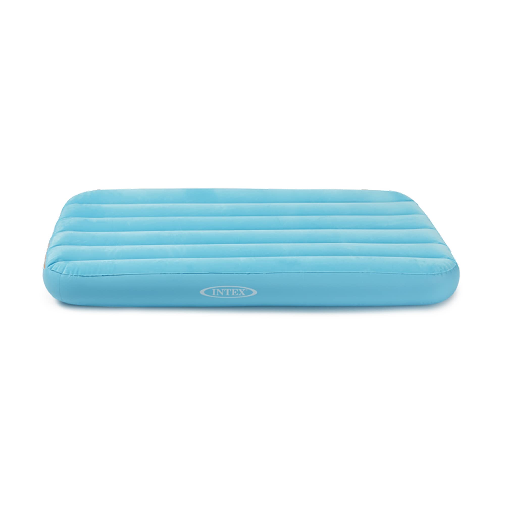 Intex Cozy Kidz airbed velvety surface close-up showing plush texture