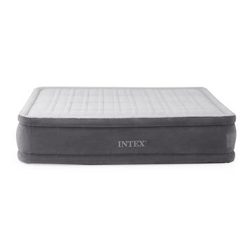 Intex Dura-Beam airbed indented sides prevent sheet slippage