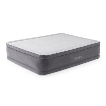 Intex Dura-Beam airbed with soft flocking for guest comfort