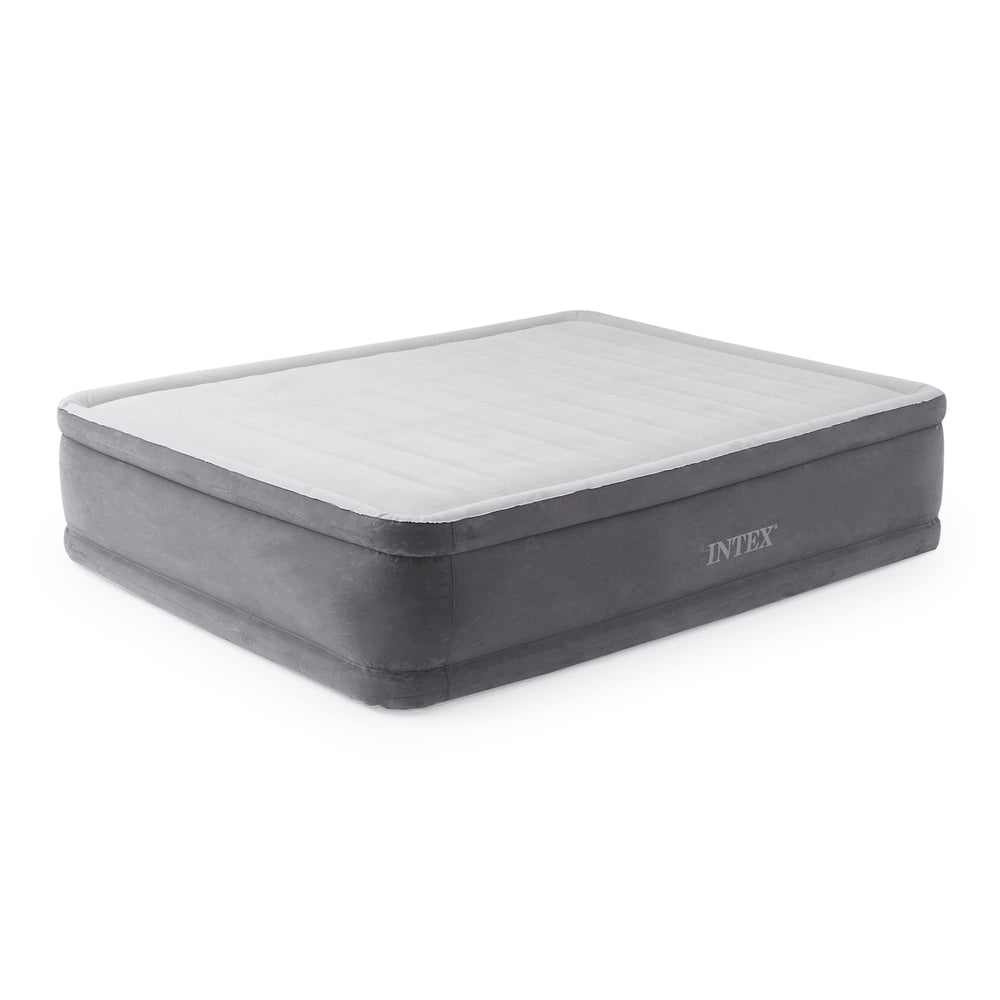 Intex Dura-Beam airbed with soft flocking for guest comfort