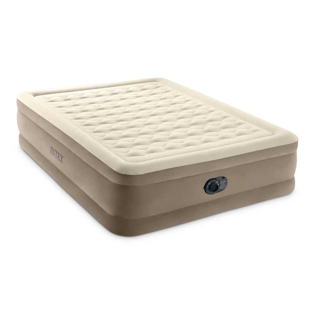 Intex stretch-and-settle behavior stabilizes the sleeping surface after initial inflation.