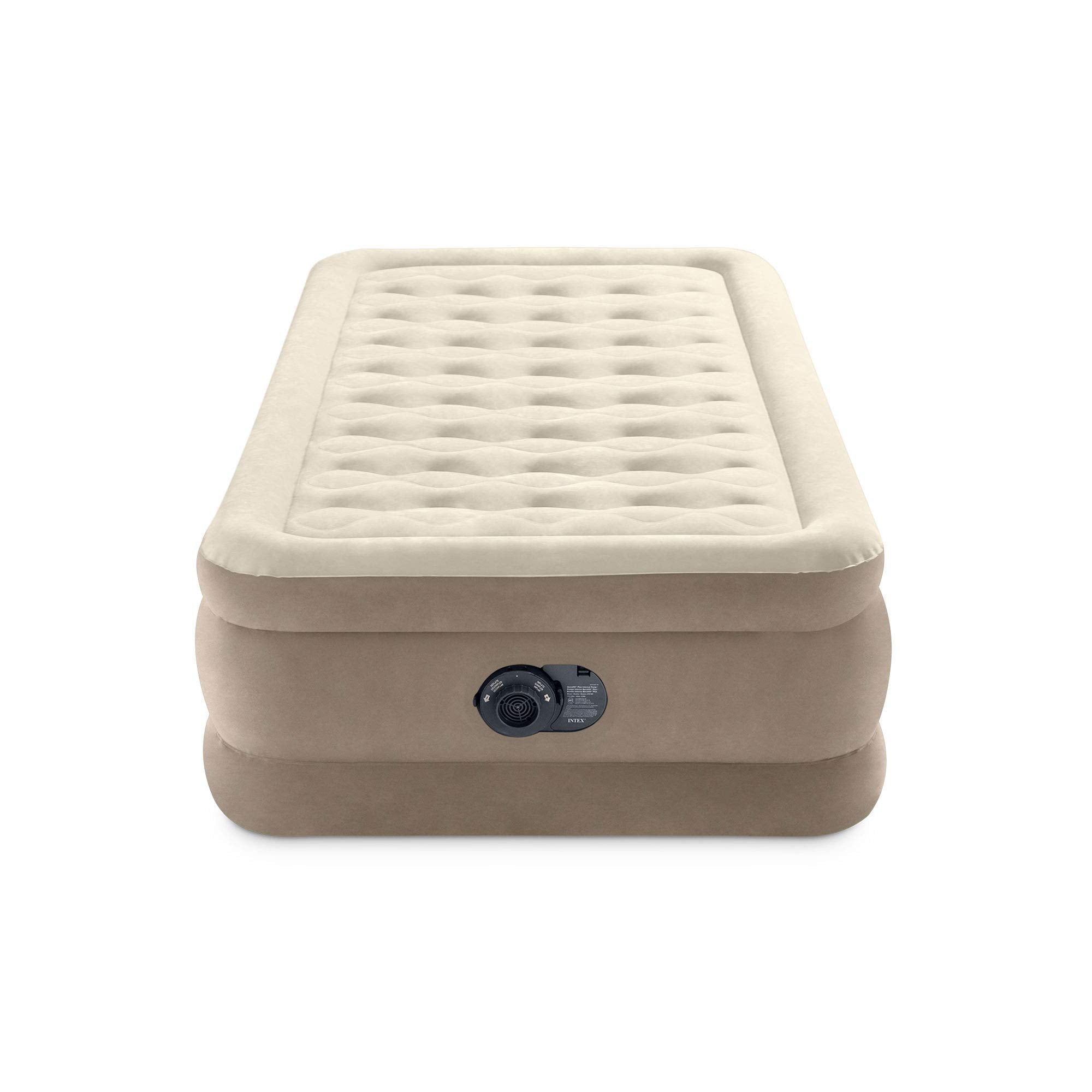 Intex Dura-Beam Deluxe Ultra Plush twin-size mattress suitable for guests and dorms