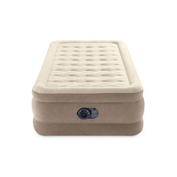 Intex Dura-Beam Deluxe Ultra Plush twin-size mattress suitable for guests and dorms