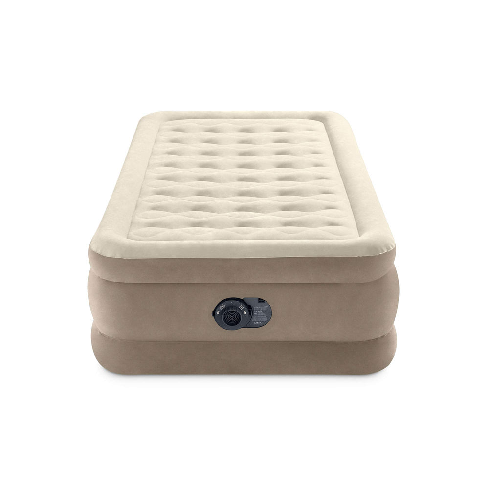 Intex Dura-Beam Deluxe Ultra Plush twin-size mattress suitable for guests and dorms