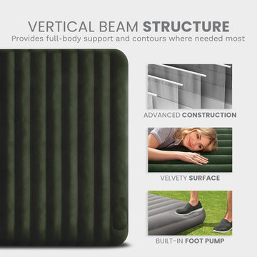 Intex Dura-Beam Downy is built for rugged outdoor use and easy cleaning.