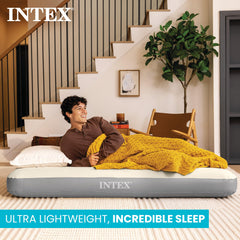 Intex Dura-Beam mattress with 2-in-1 valve for easy inflation