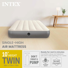 Intex Dura-Beam mattress demonstrating sag resistance and durability