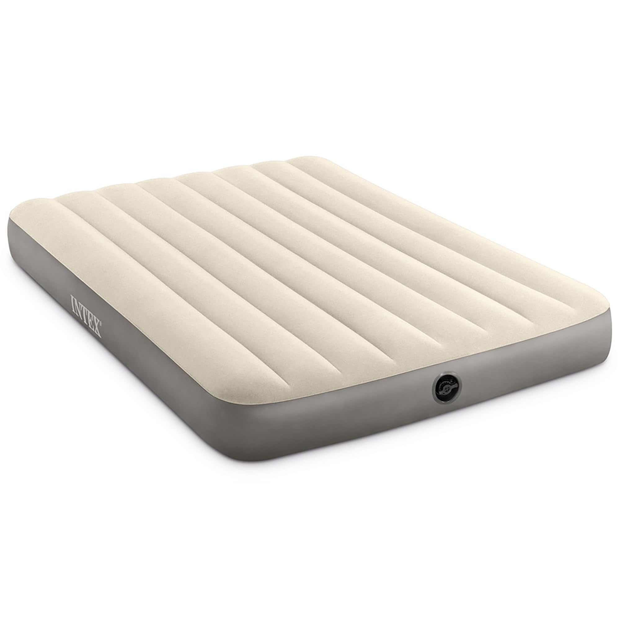 Intex Dura-Beam mattress with Fiber-Tech construction delivers stable support.