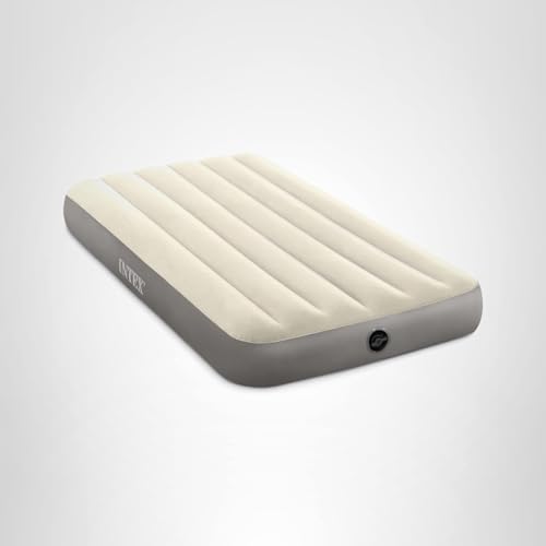 Intex Dura-Beam mattress inflated size approximately 39 by 75 inches