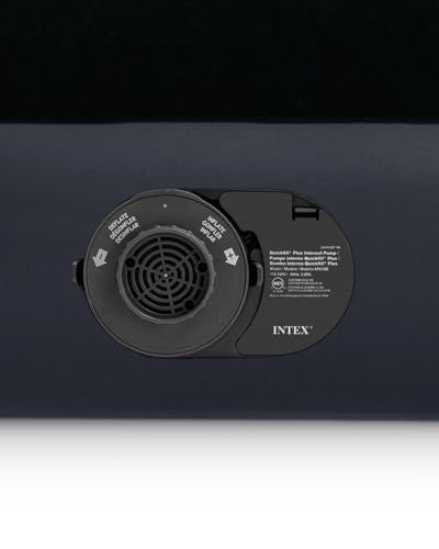 Intex mattress shown as suitable for guests and camping trips.