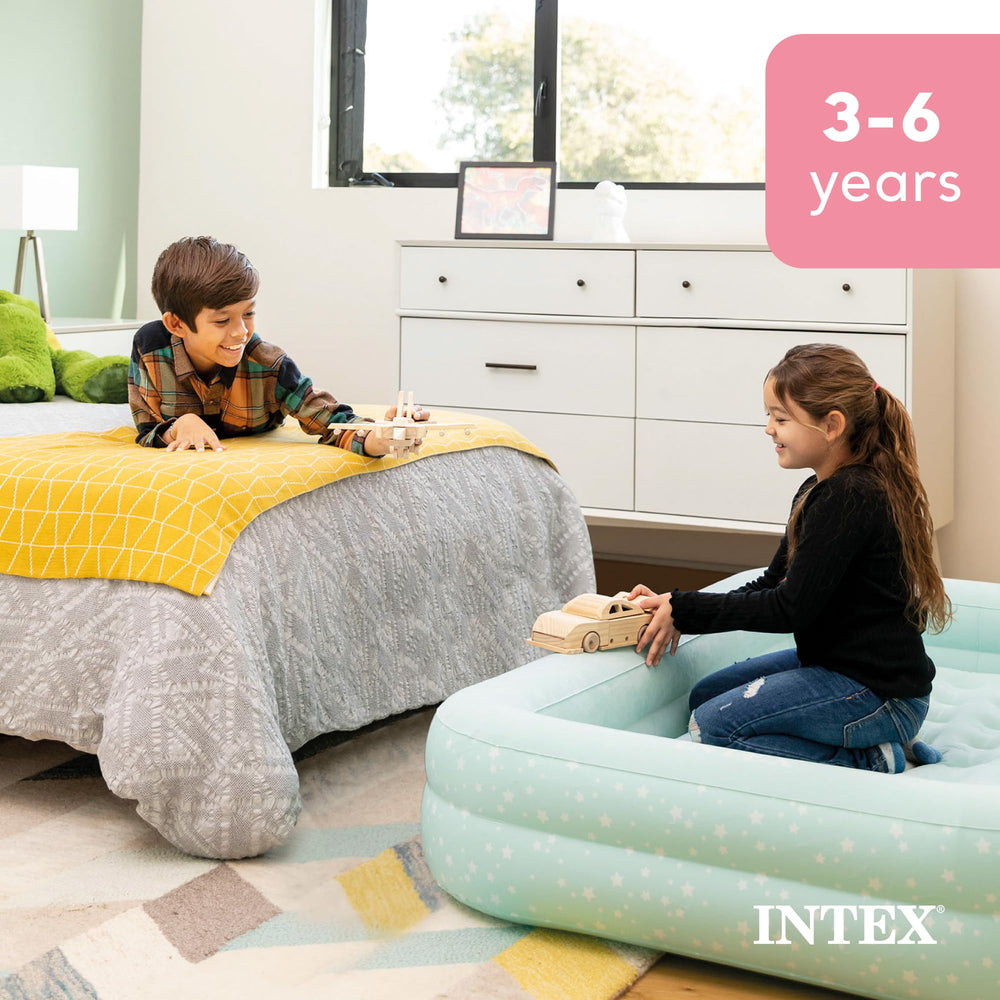 Intex kids travel air mattress safety-focused design for peace of mind
