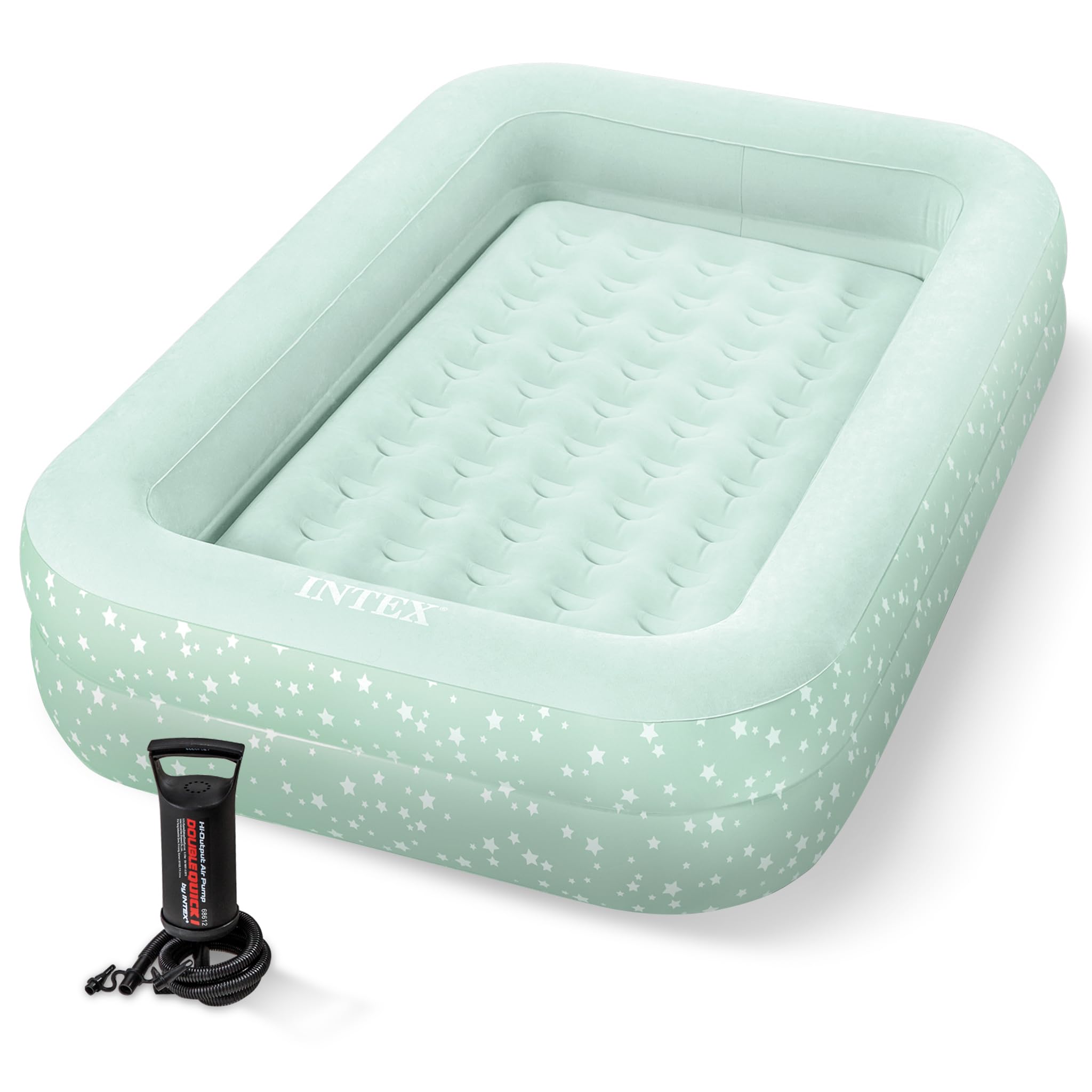 Intex kids travel air mattress star design, cozy sleep for sleepovers