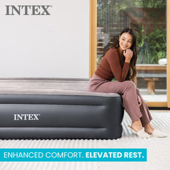 Intex King Air Mattress fiber-tech beams providing stable, supportive sleep