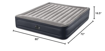 Intex King Air Mattress may stretch after inflation and reinflate as needed