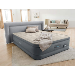 Intex PremAire II queen pillow-top highlights plush sleep surface for restful nights.