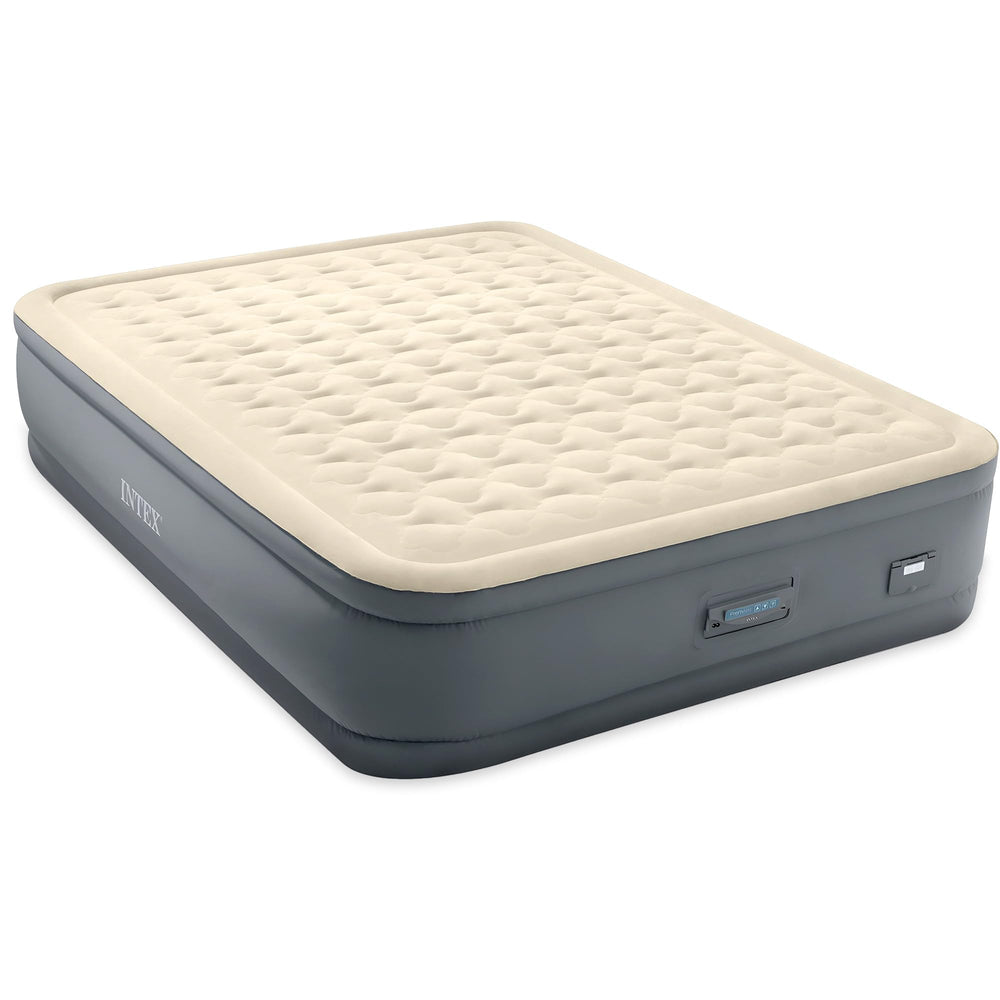 Intex PremAire II pump panel demonstrates adjustable firmness for tailored comfort.