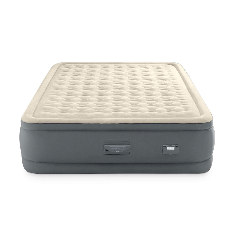 Intex PremAire II USB port storage keeps essentials within reach.