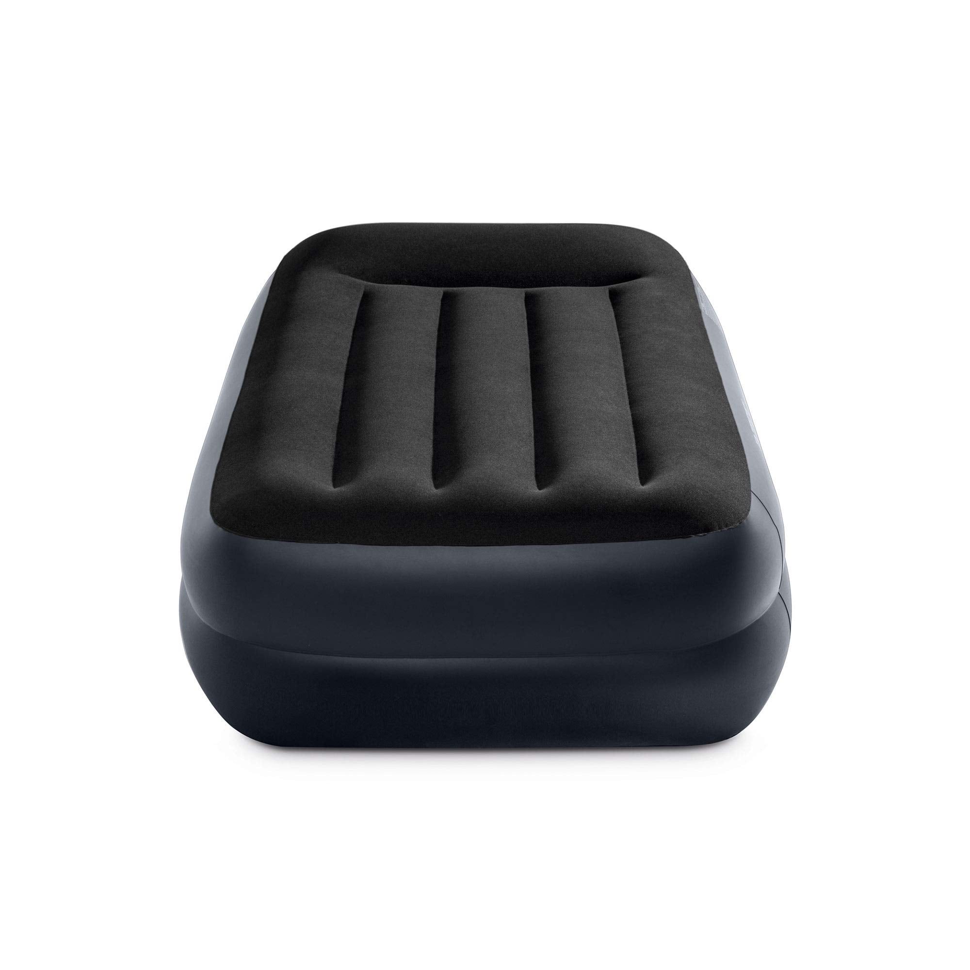 Intex raised airbed ready for camping or indoor use with versatile comfort.