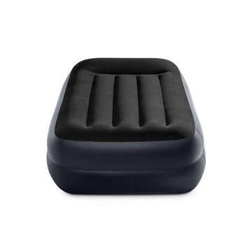Intex raised airbed ready for camping or indoor use with versatile comfort.