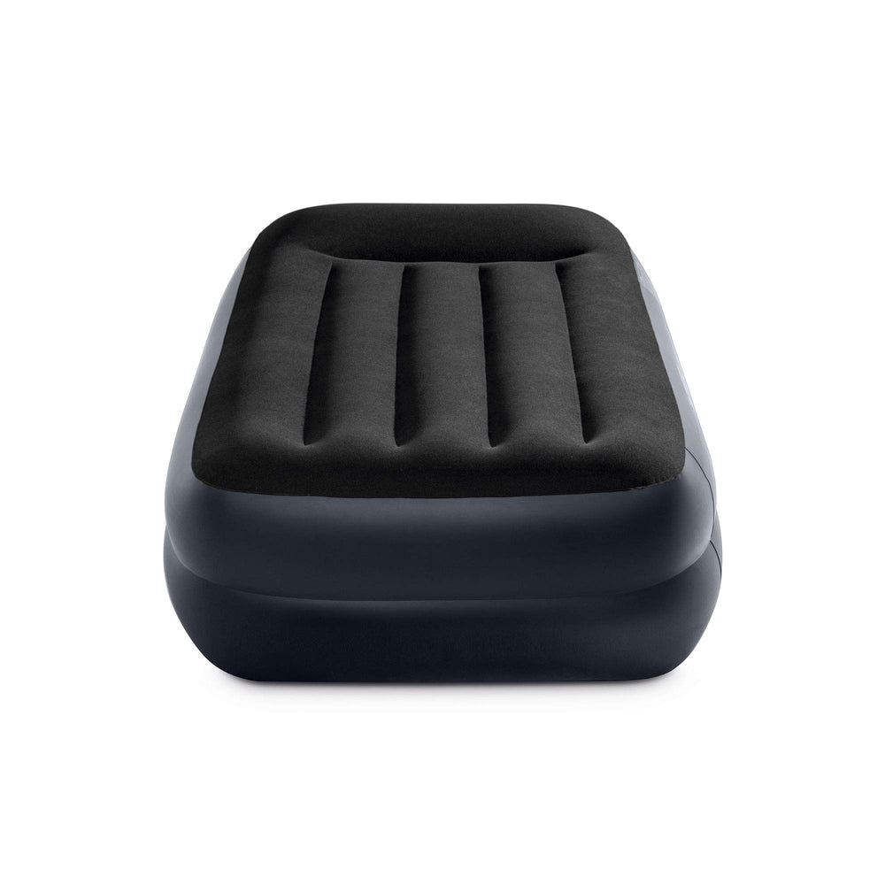 Intex raised airbed ready for camping or indoor use with versatile comfort.