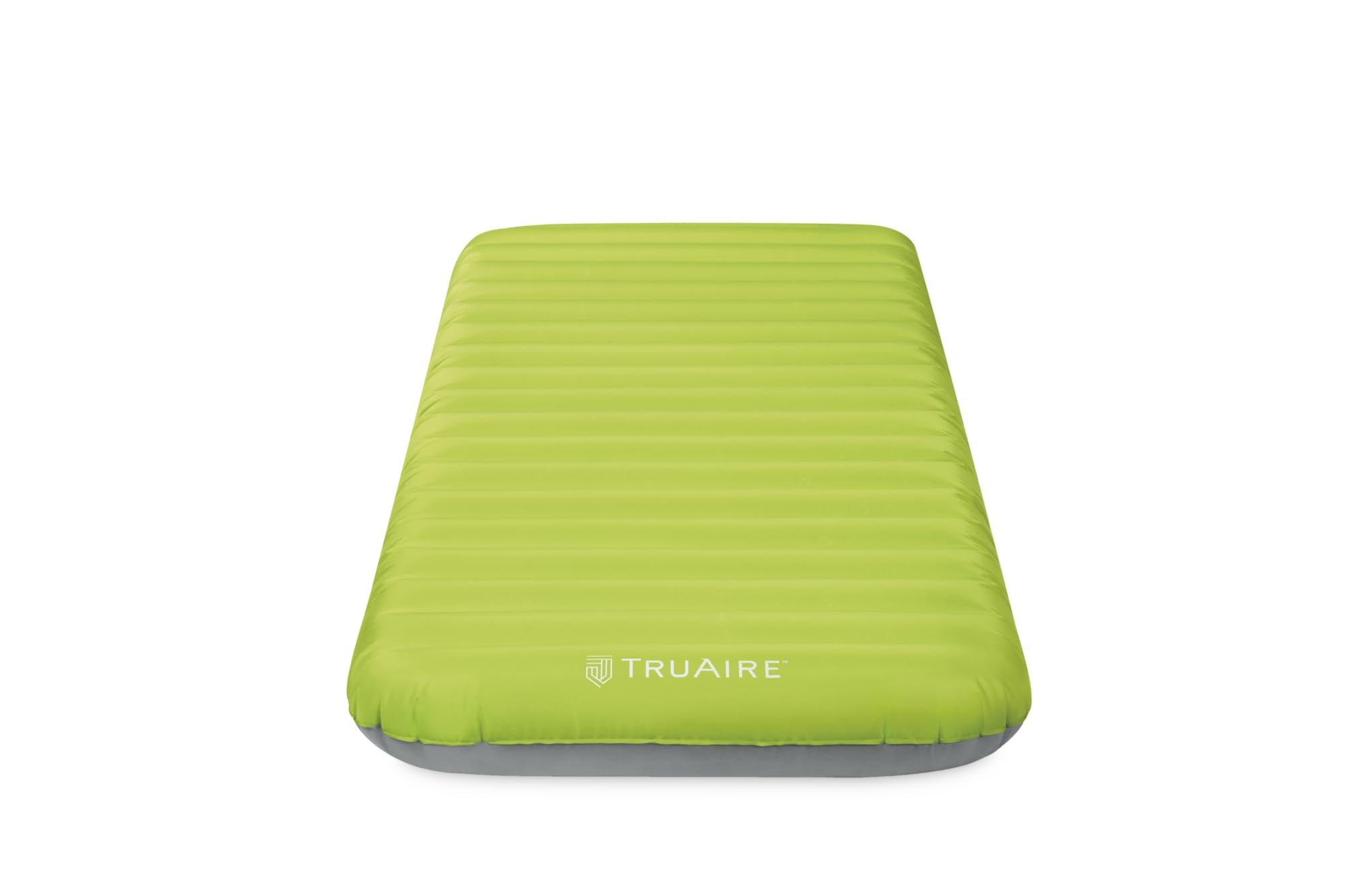 Intex TruAire camping mat in use on rough ground highlights durability