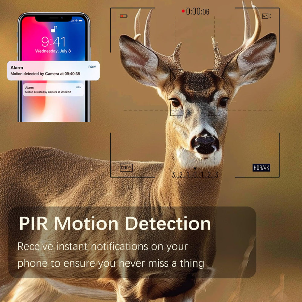Invyxr cellular trail camera intelligent detection reduces false alarms with real-time alerts.