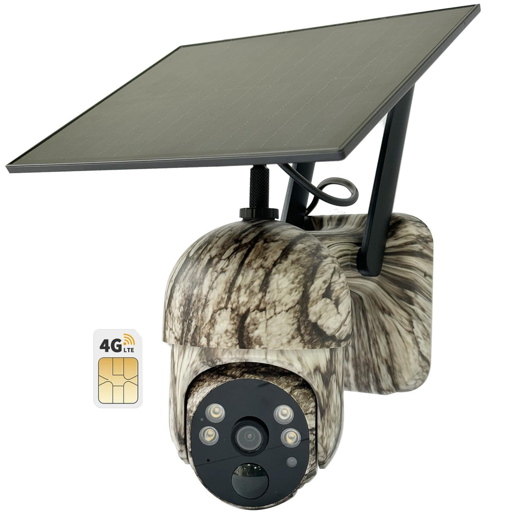 Invyxr cellular trail camera solar panel powers remote wildlife monitoring in all weather.