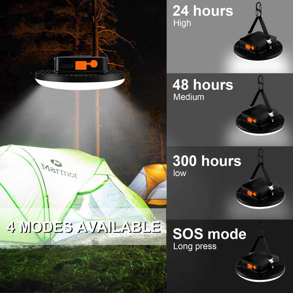 iodoo lantern with digital power display side view for precise battery readout