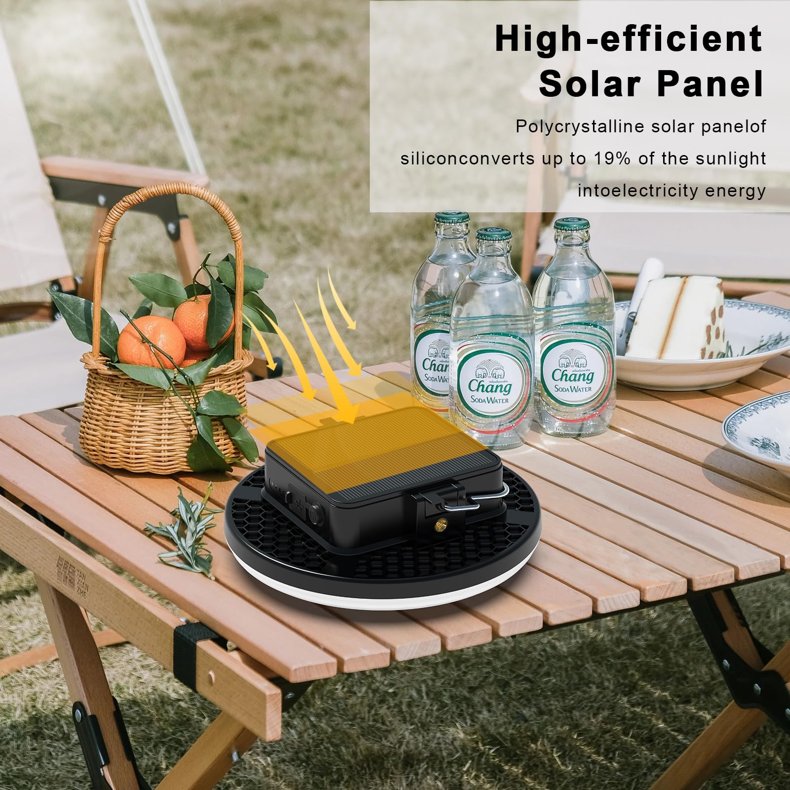 iodoo 16500mAh portable charger powering devices on camping trips