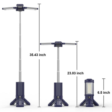 IODOO lantern's 360-degree rotating heads offer flexible coverage