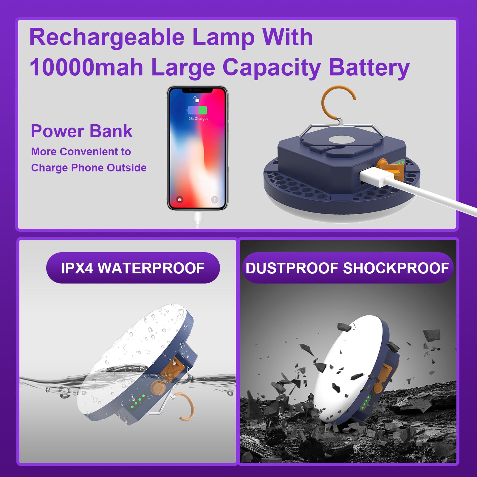 Iodoo fluorescent poster illuminated for glow effects and art displays