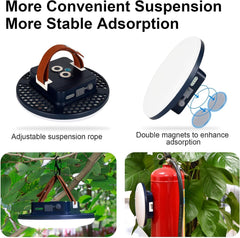 IP65 waterproof lantern supports weather-resilient outdoor use and quick cooling.