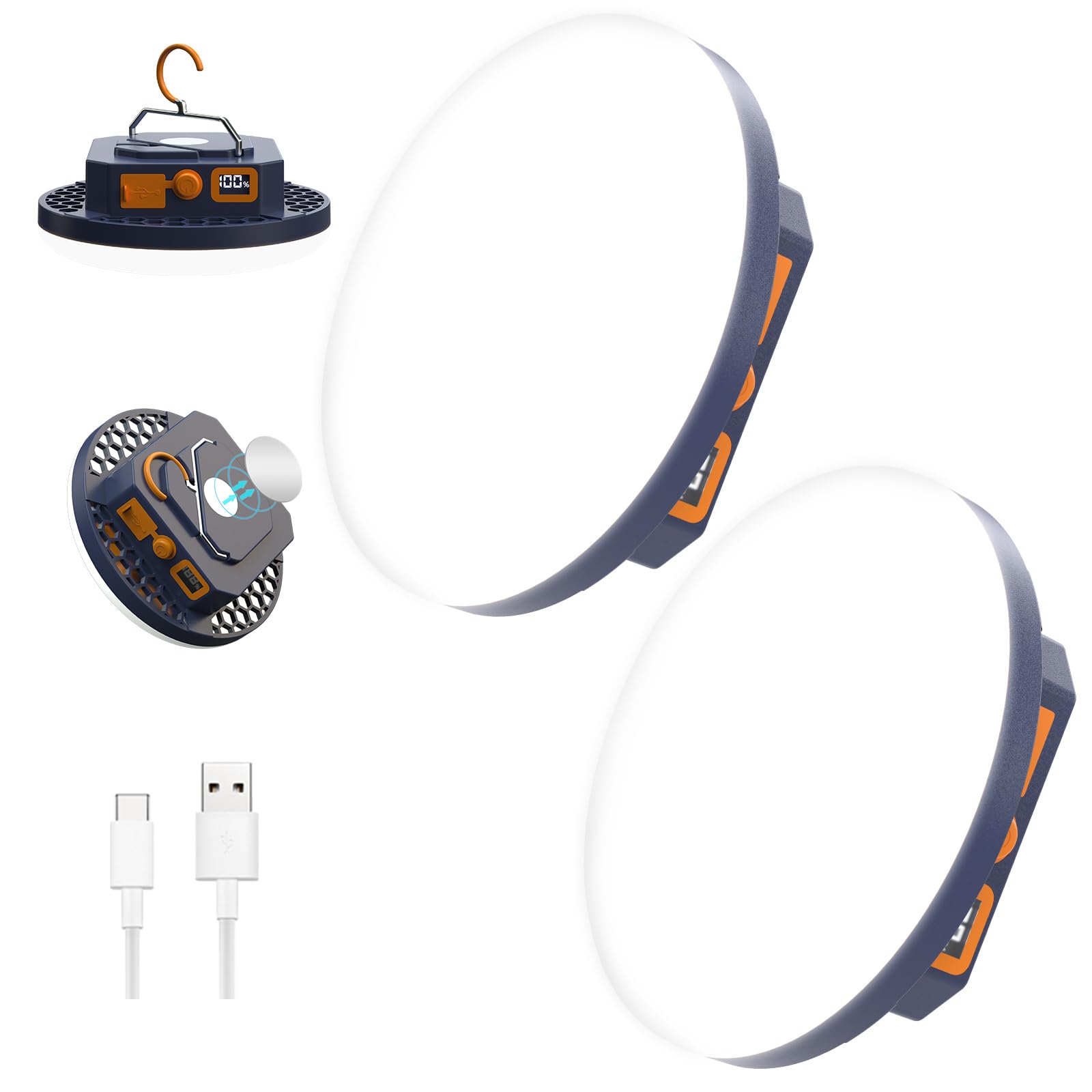 iodoo tent light duo packaged for portable power during outdoor trips