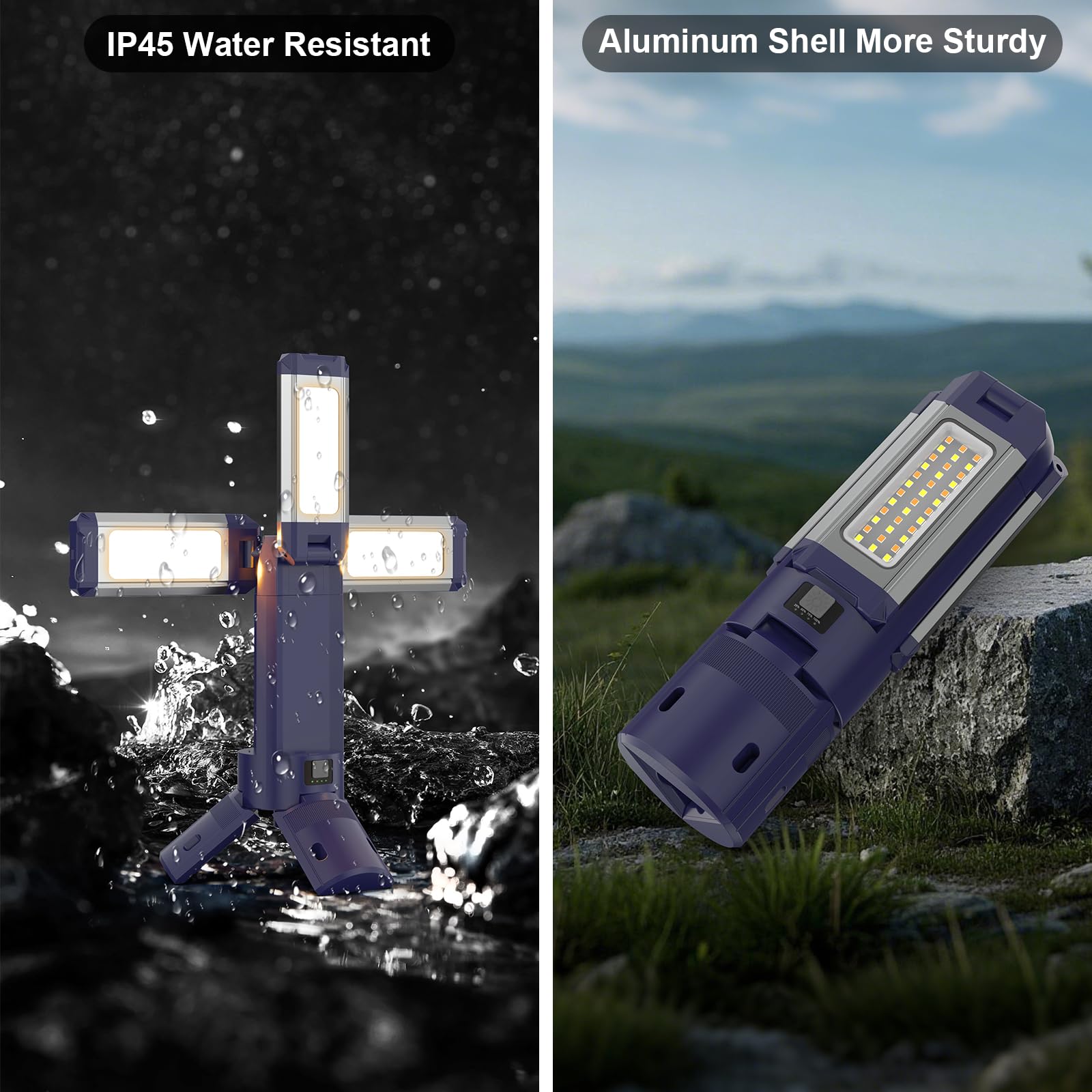 IODOO lantern features upgraded aluminum blades for rugged durability