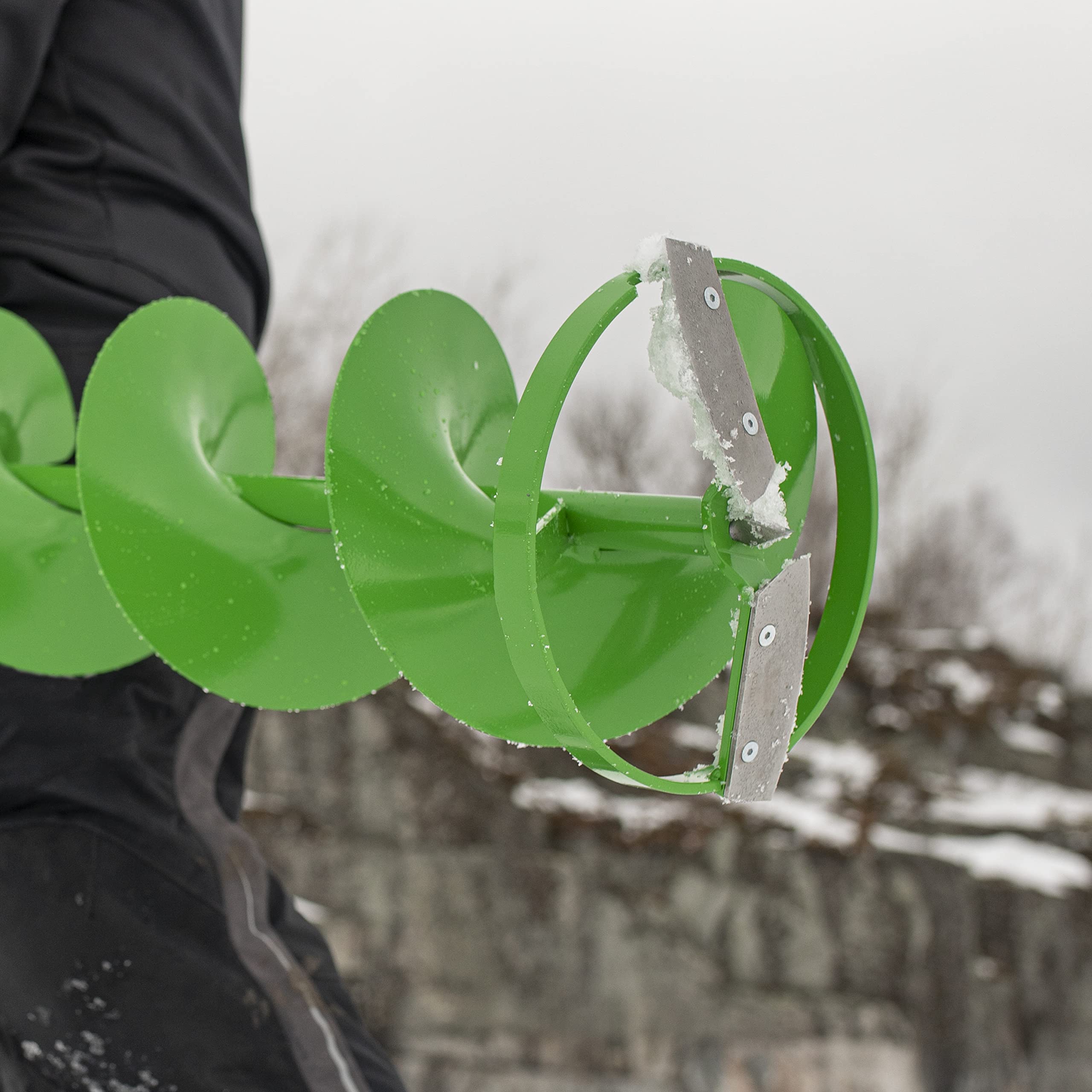 ION Alpha 10-inch hole enables versatile jigging and easier drops.