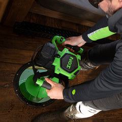 ION Alpha Plus lightweight design makes transport and handling easier on the ice.