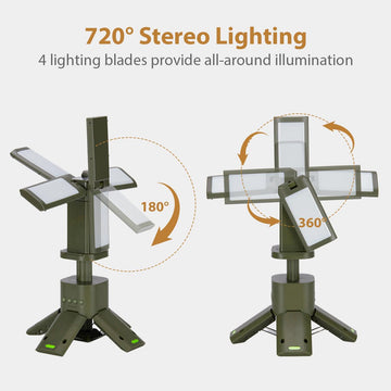 IPARTS EXPERT telescopic camping light durable and versatile for camping