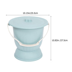Ipetboom portable bedpan 10.8 inch supports convenient night-time care anywhere.