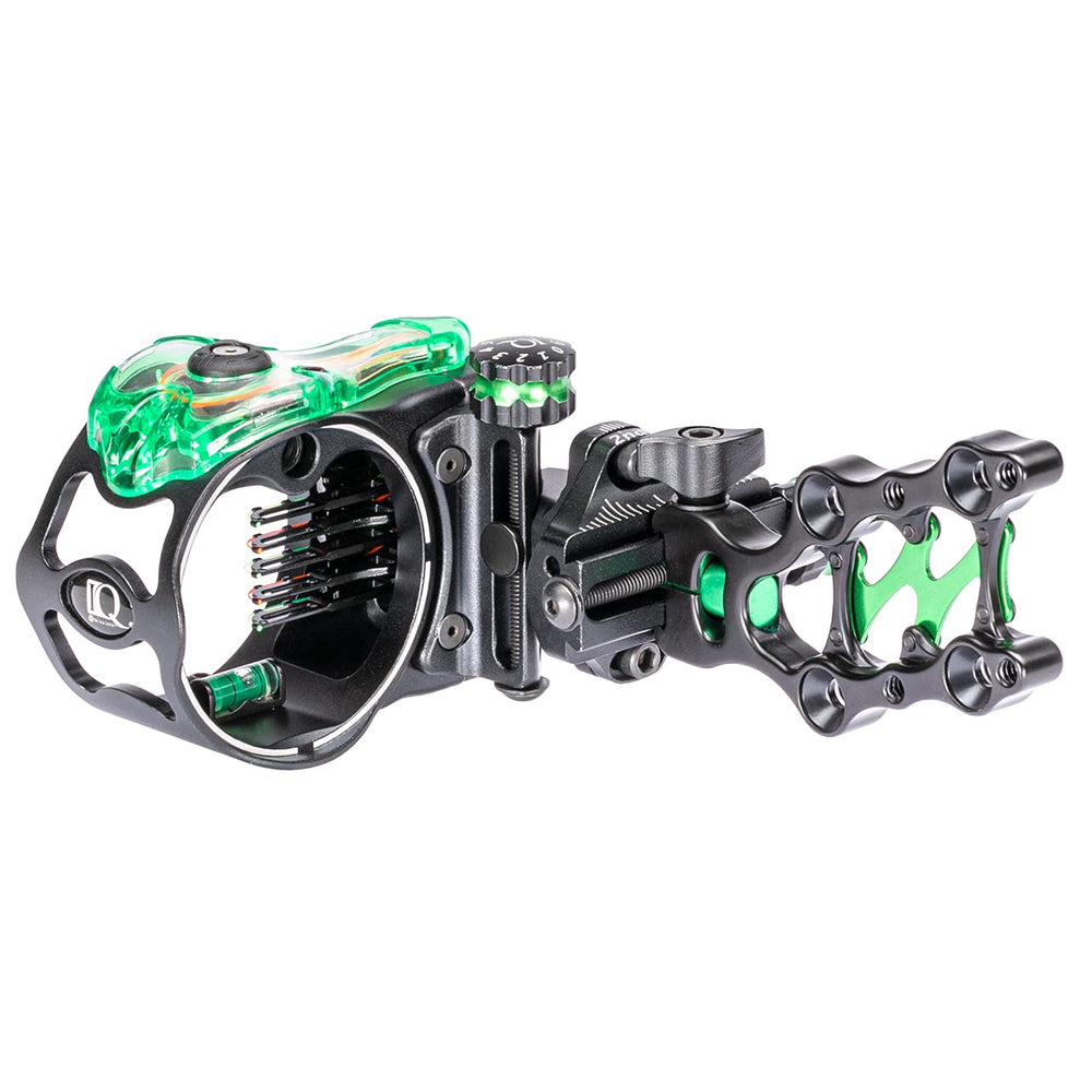 IQ Bowsights Micro 5-pin round pin housing promotes consistent peep alignment during shots