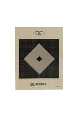 IR.Tools upright thermal target on a vertical backer enables quick zeroing at the range.