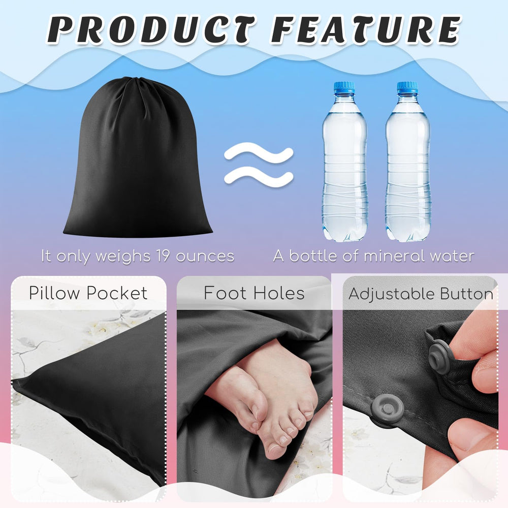 Irenare self tan sleep sack breathable fabric for comfortable airflow during tanning and sleeping