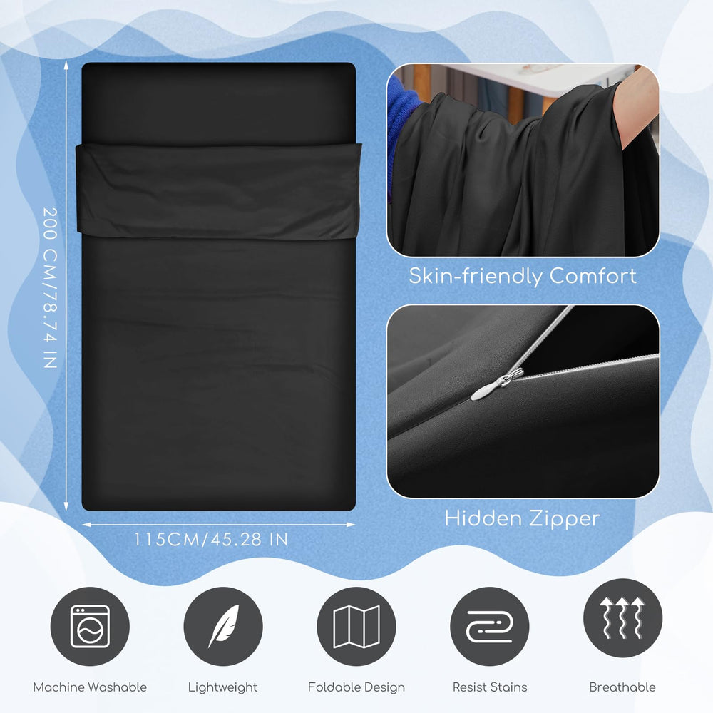 Irenare self tan sleep sack face pillowcase and wide foot slots for comfort