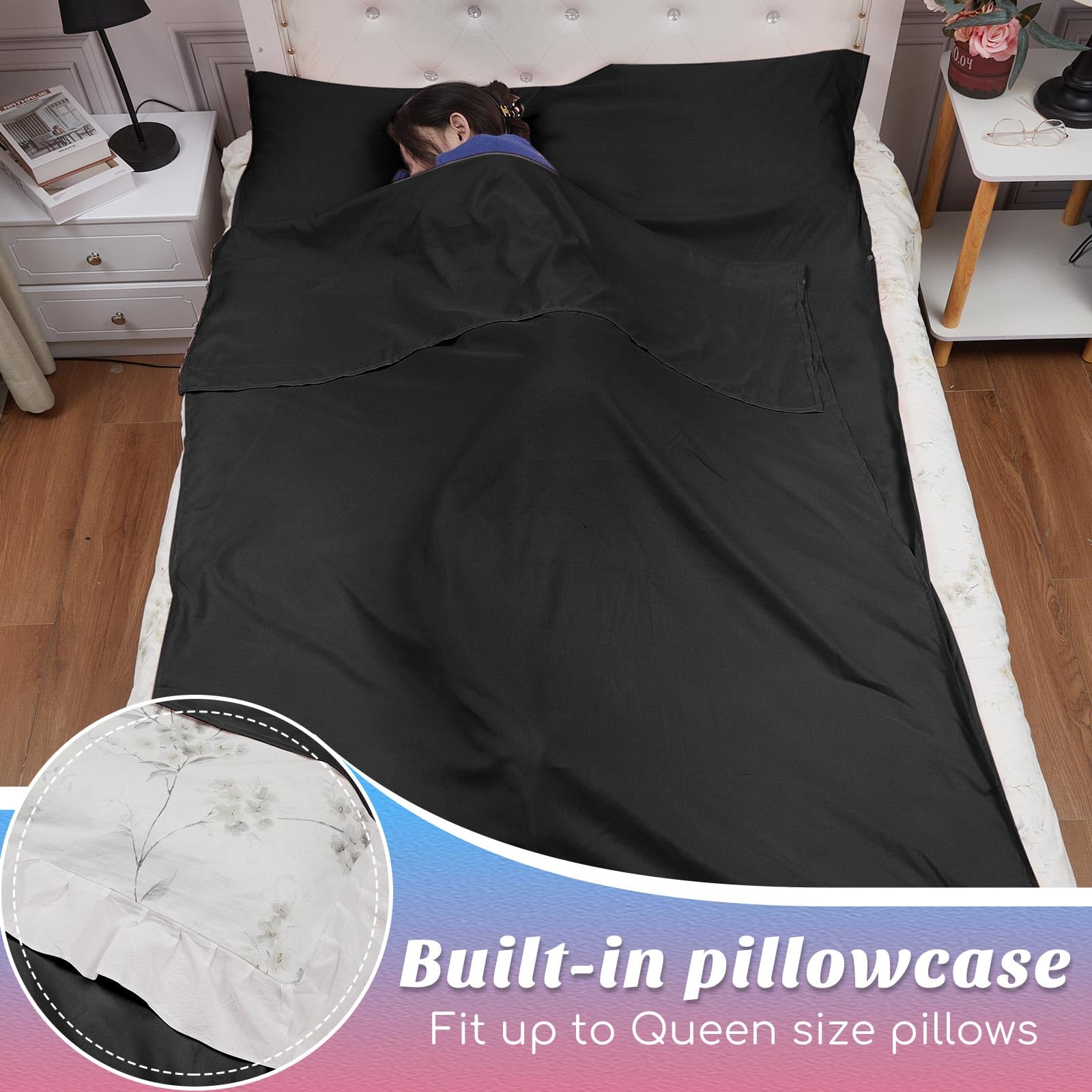 Irenare self tan sleep sack travel-friendly design for portable overnight tanning away from home