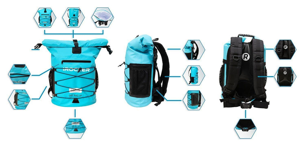 irocker premium insulation preserves ice for 12–72 hours outdoors.
