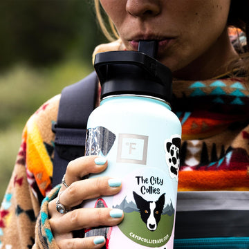 IRON °FLASK cobalt 40oz insulated bottle keeps drinks cold up to 24 hours