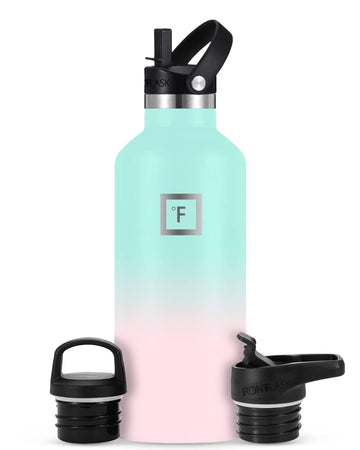 IRON °FLASK Bubble Gum 32oz front view for outdoor hydration on trails