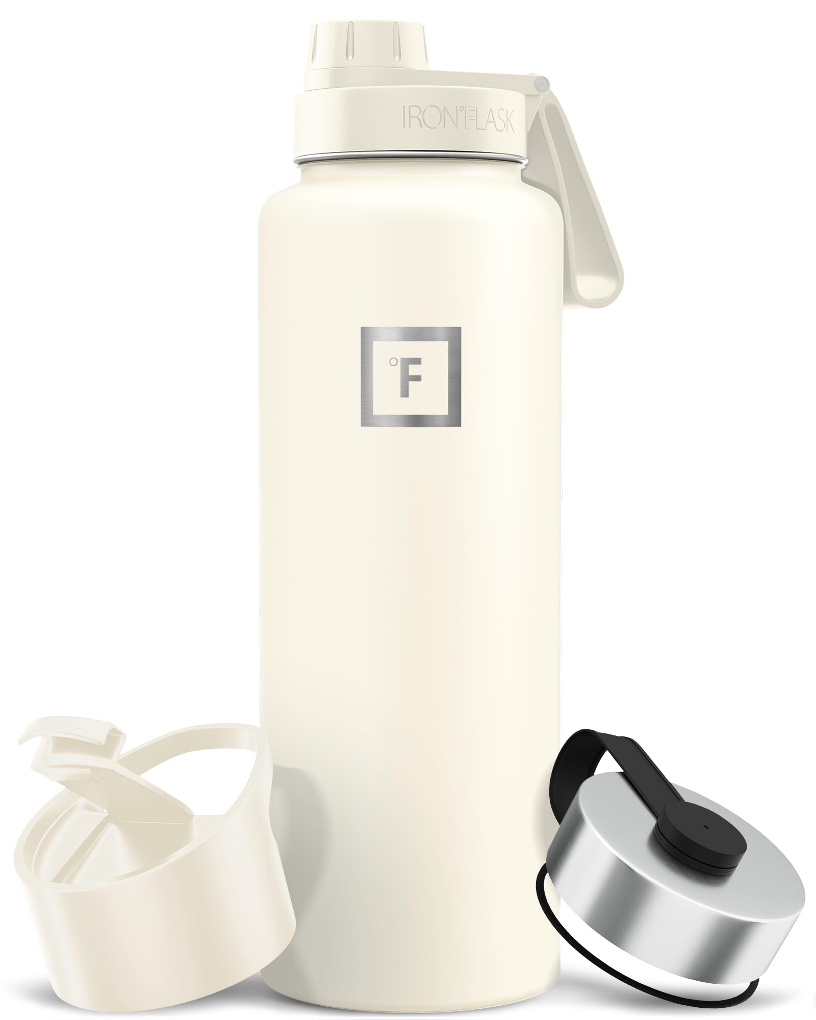 IRON °FLASK wide-mouth spout 40 oz for easy pouring and ice addition